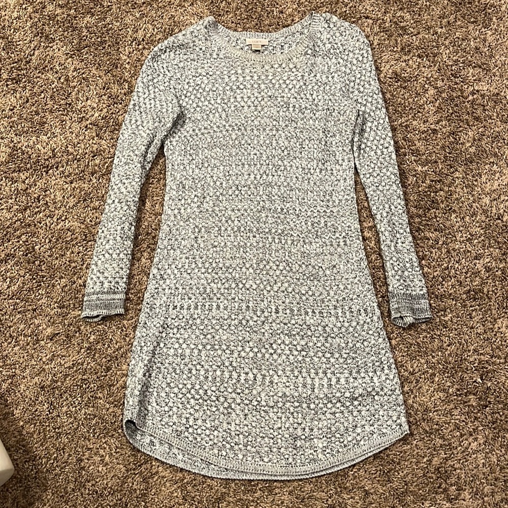 grey sweater dress